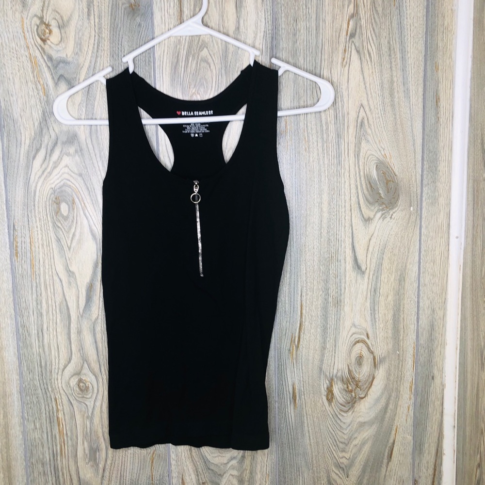 Black Zip Up Shirt